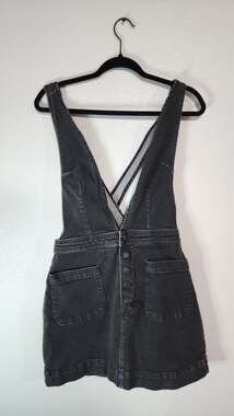 Free People Old School Love Overall Dress Rust Black Size: 2